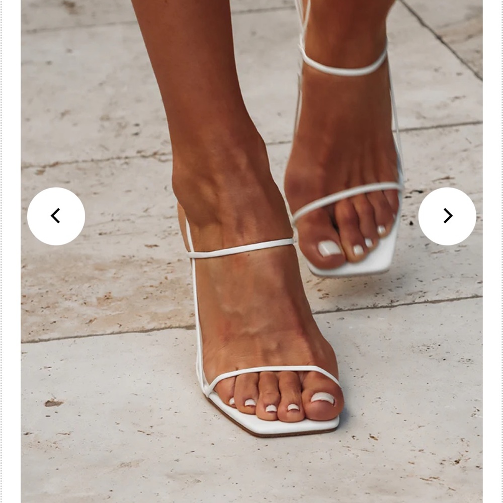 BRAND NEW COVET white heel in 37 from Australia